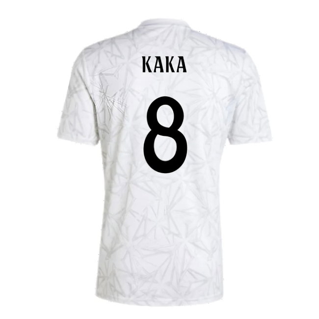 2024-2025 Real Madrid Pre-Match Shirt (White) (Kaka 8) — Buy Online
