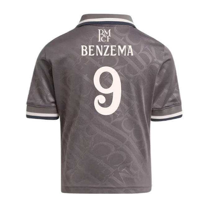 2024-2025 Real Madrid Third Mini Kit (Benzema 9) — Shop Online