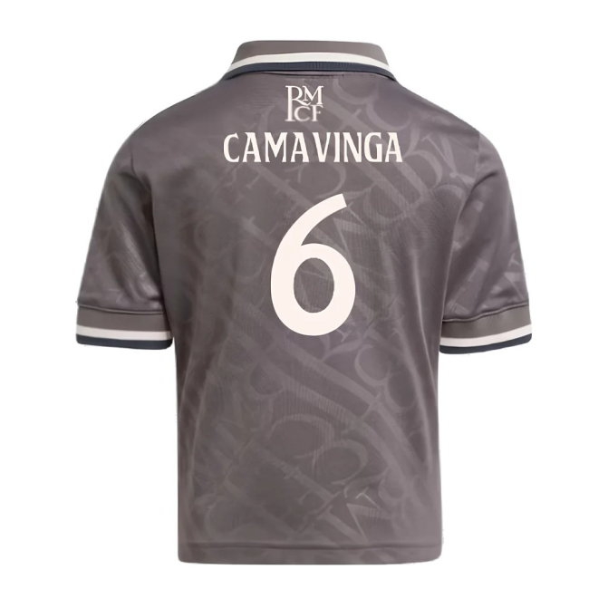 2024-2025 Real Madrid Third Mini Kit (Camavinga 6) — Shop Online