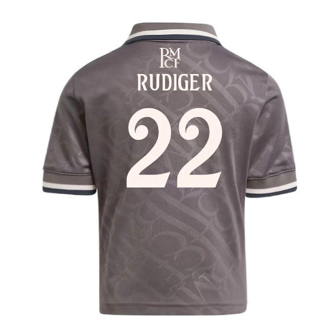 2024-2025 Real Madrid Third Mini Kit (Rudiger 22) — Buy Online