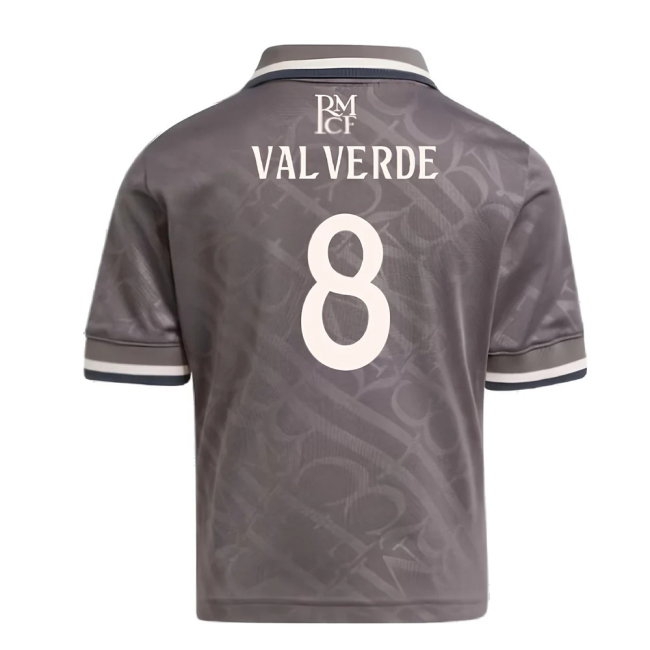 2024-2025 Real Madrid Third Mini Kit (Valverde 8) — Buy Now