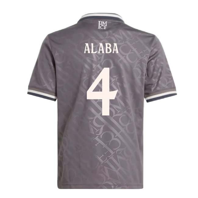 2024-2025 Real Madrid Third Shirt (Kids) (Alaba 4) — Buy Online