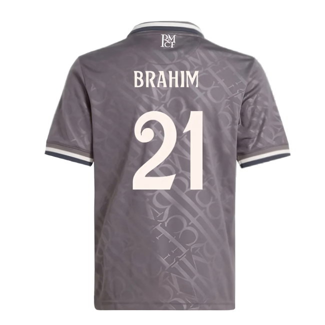 2024-2025 Real Madrid Third Shirt (Kids) (Brahim 21) — Buy Online