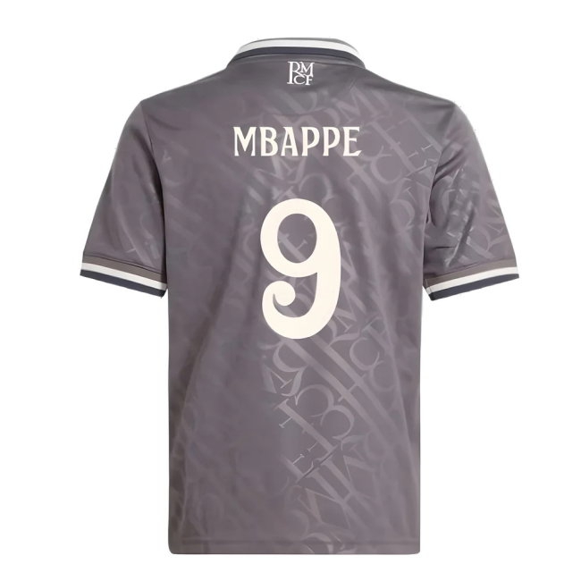 2024-2025 Real Madrid Third Shirt (Kids) (Mbappe 9) — Shop Now