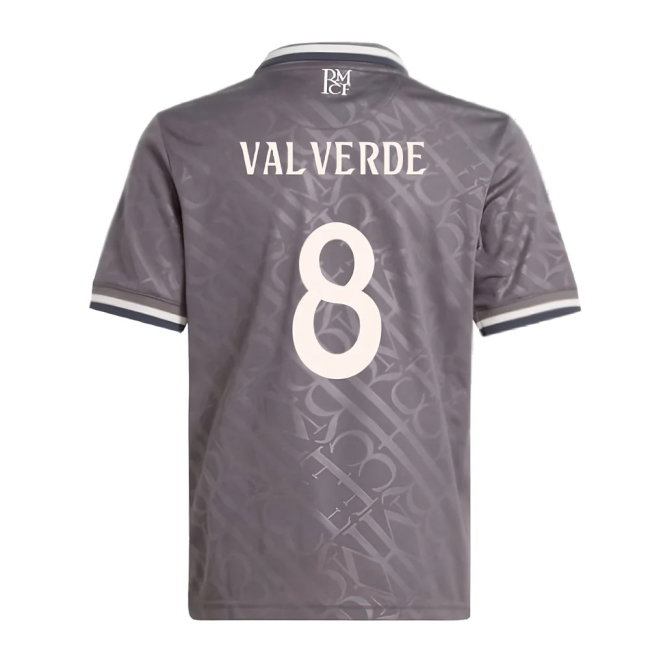 2024-2025 Real Madrid Third Shirt (Kids) (Valverde 8) — Shop Now