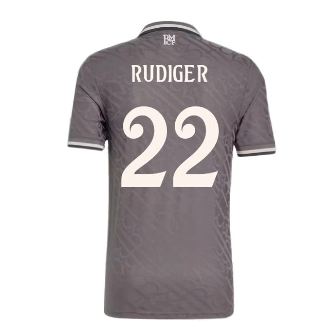 2024-2025 Real Madrid Third Shirt (Rudiger 22) — Shop Online