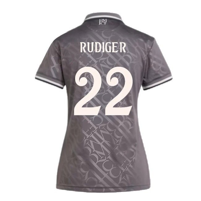 2024-2025 Real Madrid Third Shirt (Womens) (Rudiger 22) — Shop Now
