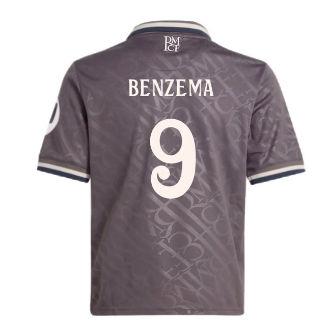 2024-2025 Real Madrid Third Youth Kit (Benzema 9) — Shop Online