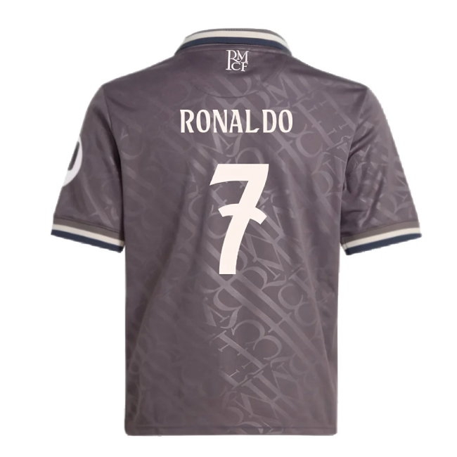 2024-2025 Real Madrid Third Youth Kit (Ronaldo 7) — Buy Now