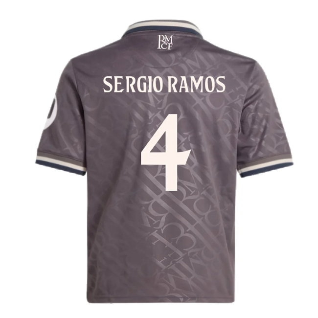2024-2025 Real Madrid Third Youth Kit (Sergio Ramos 4) — Shop Online