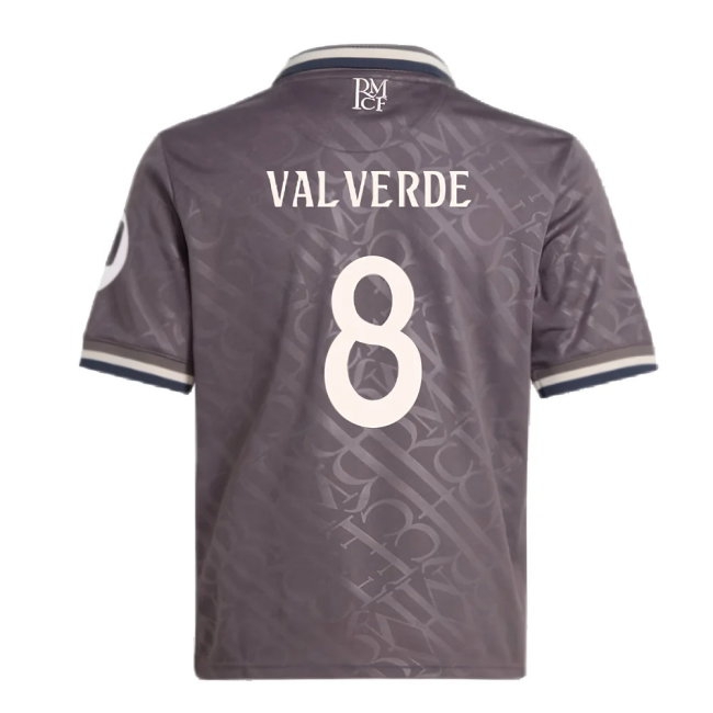 2024-2025 Real Madrid Third Youth Kit (Valverde 8) — Buy Online