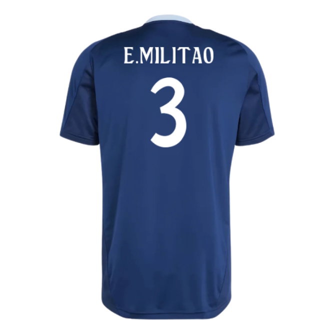 2024-2025 Real Madrid Training Jersey (Navy) (E.Militao 3) — Shop Now