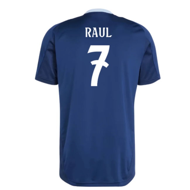 2024-2025 Real Madrid Training Jersey (Navy) (Raul 7) — Shop Now
