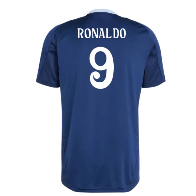 2024-2025 Real Madrid Training Jersey (Navy) (Ronaldo 9) — Buy Online