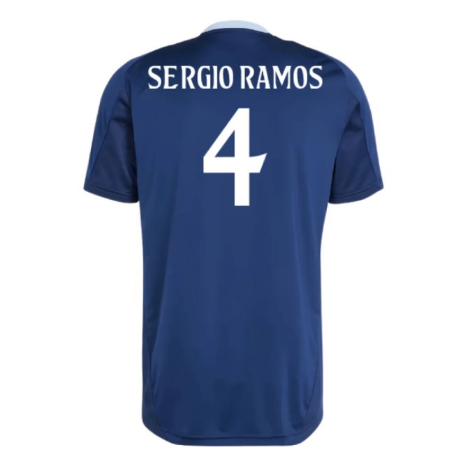 2024-2025 Real Madrid Training Jersey (Navy) (Sergio Ramos 4) — Buy Online