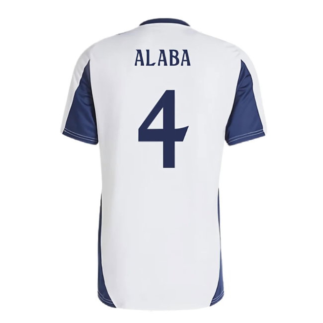2024-2025 Real Madrid Training Shirt (White) (Alaba 4) — Shop Now