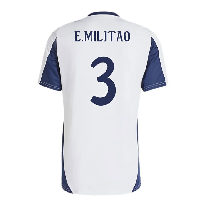 2024-2025 Real Madrid Training Shirt (White) (E.Militao 3) — Buy Online