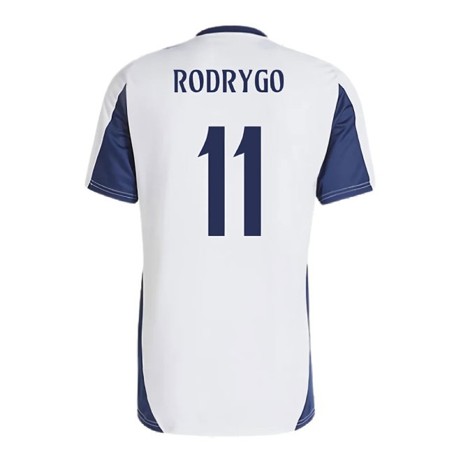 2024-2025 Real Madrid Training Shirt (White) (Rodrygo 11) — Buy Now