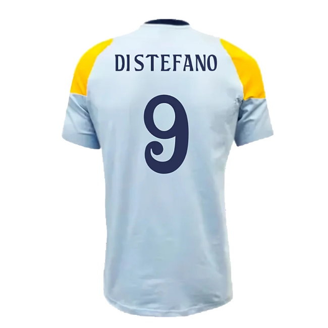 2024-2025 Real Madrid Training Tee (Glow Blue) (Di Stefano 9) — Buy Online