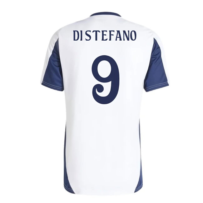 2024-2025 Real Madrid Training Tee (White) (Di Stefano 9) — Shop Online