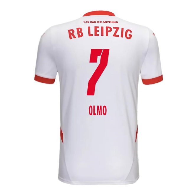 2024-2025 Red Bull Leipzig Home Shirt (Kids) (Olmo 7) — Shop Now