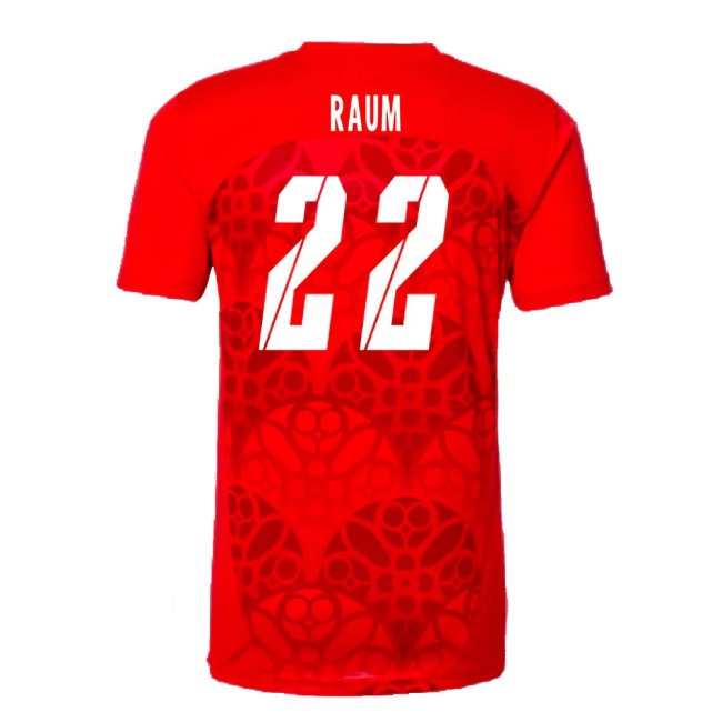 2024-2025 Red Bull Leipzig Pre-Match Shirt (Red) (Raum 22) — Shop Online
