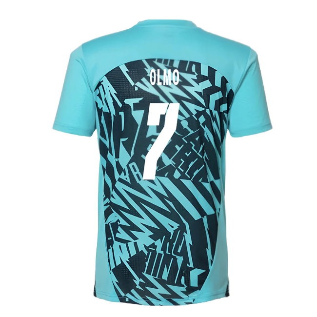 2024-2025 Red Bull Leipzig Pre-Match SS Shirt (Aqua) (Olmo 7) — Buy Now