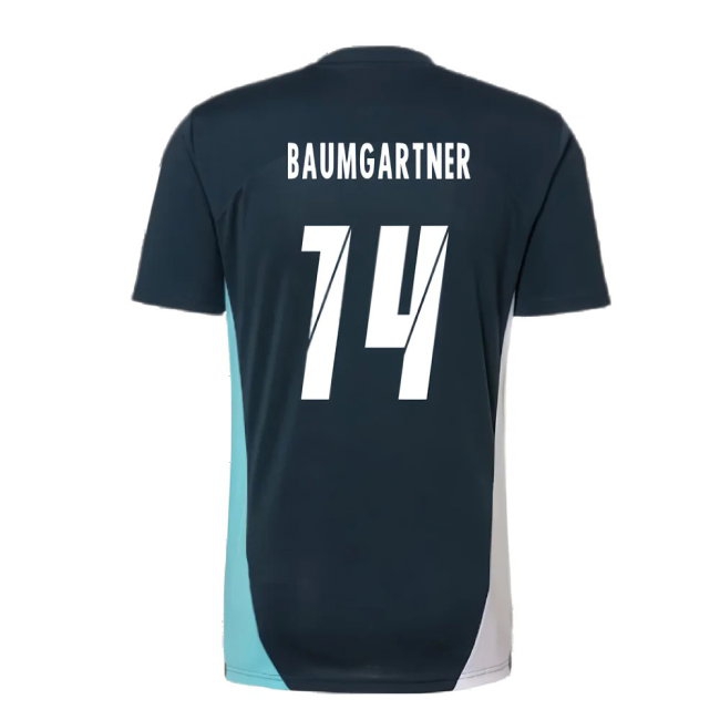 2024-2025 Red Bull Leipzig Training Shirt (Dark Night) (Baumgartner 14) — Buy Online