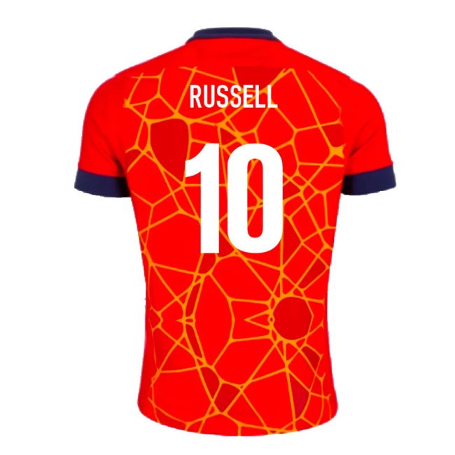 2024-2025 Scotland Rugby Training Jersey (Red) (Russell 10) — Shop Now