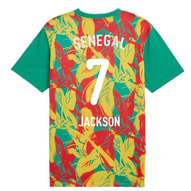 2024-2025 Senegal Prematch SS Jersey (Green) (Jackson 7) — Shop Online