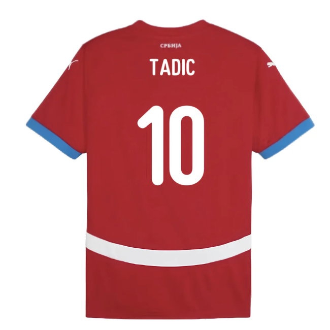 2024-2025 Serbia Home Shirt (Tadic 10) — Buy Online