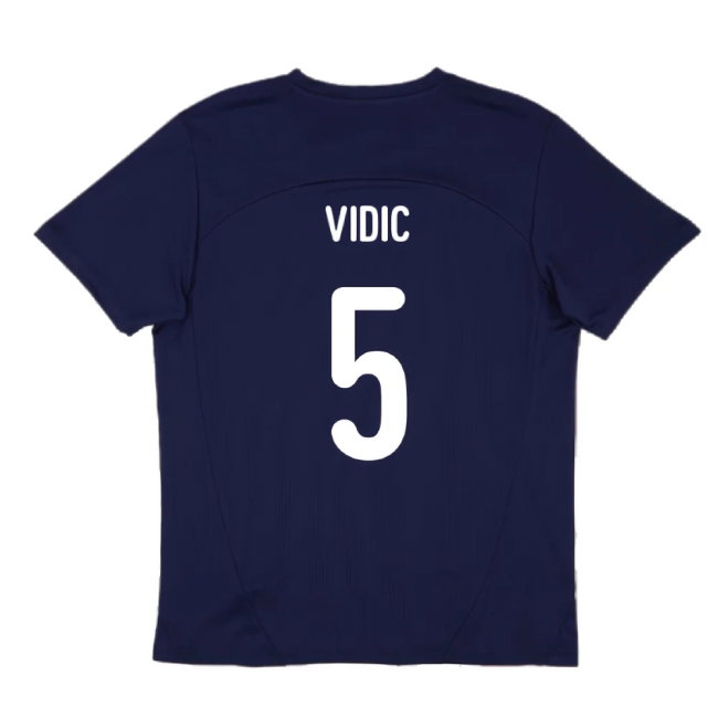 2024-2025 Serbia Training Jersey (Navy) (Vidic 5) — Shop Online