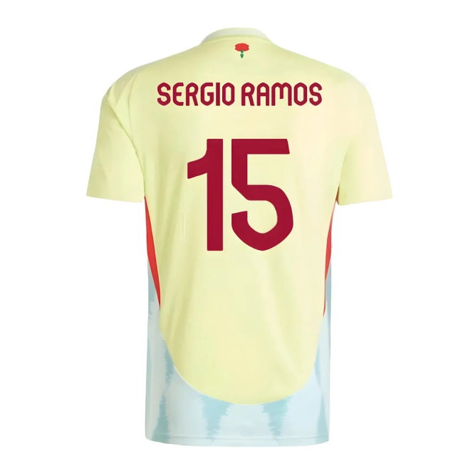 2024-2025 Spain Away Shirt (Sergio Ramos 15) — Shop Online