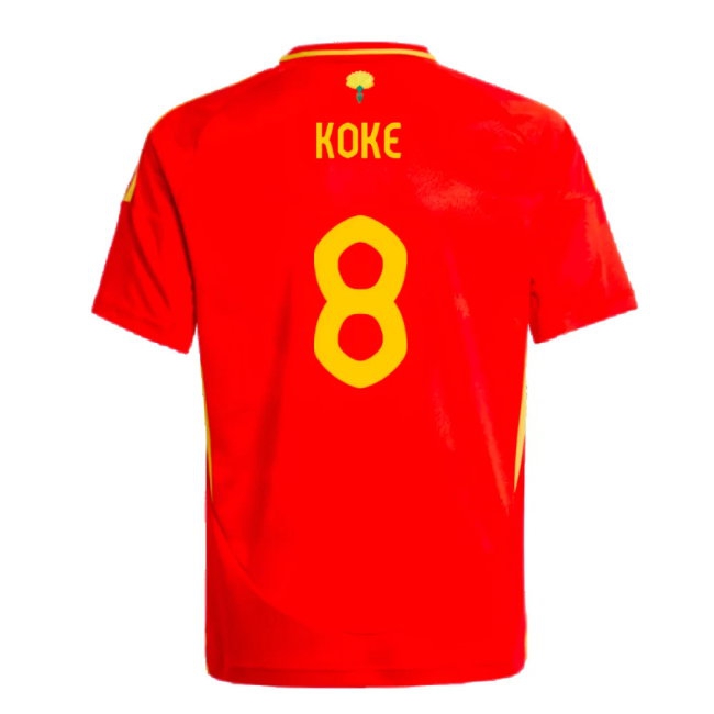 2024-2025 Spain Home Shirt (Kids) (Koke 8) — Shop Now