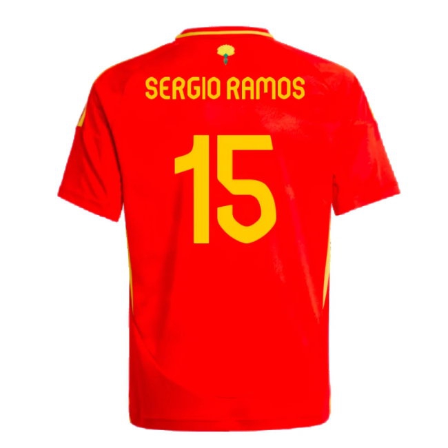 2024-2025 Spain Home Shirt (Kids) (Sergio Ramos 15) — Shop Now
