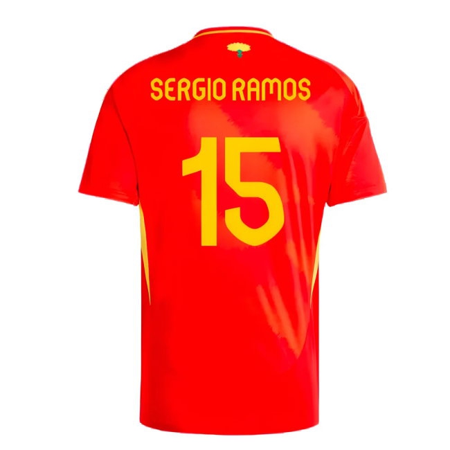 2024-2025 Spain Home Shirt (Sergio Ramos 15) — Shop Online