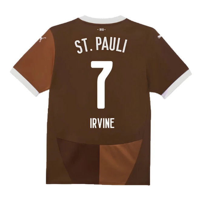 2024-2025 St Pauli Home Shirt (Irvine 7) — Buy Now