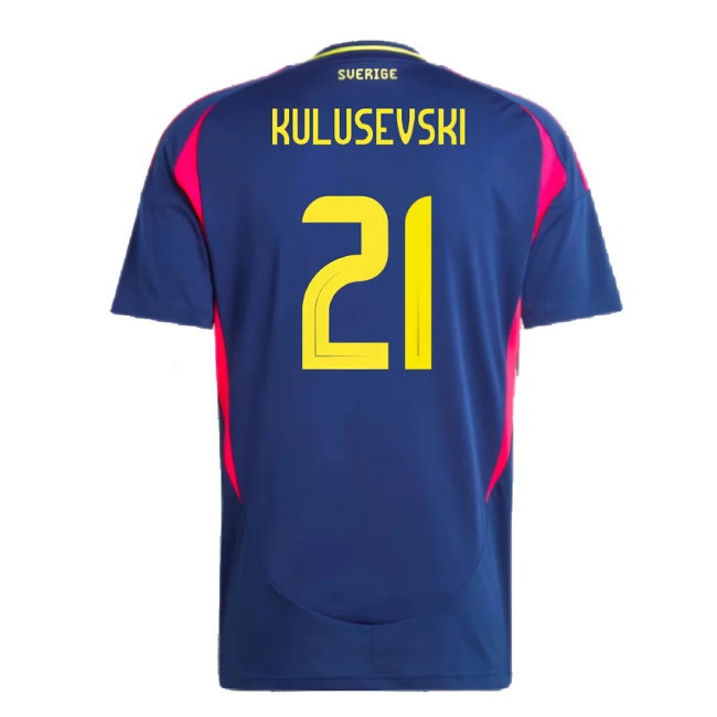 2024-2025 Sweden Away Shirt (KULUSEVSKI 21) — Buy Now