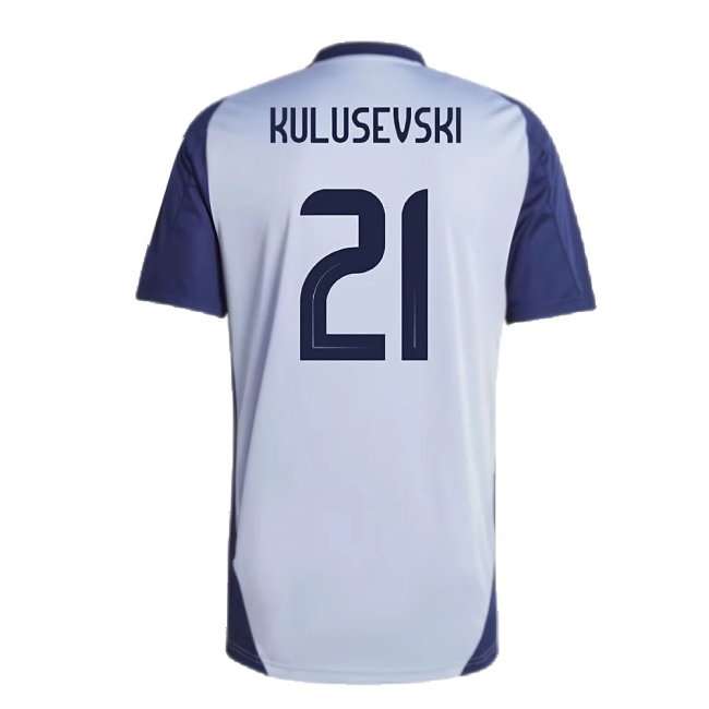 2024-2025 Sweden Training Jersey (Blue) (KULUSEVSKI 21) — Shop Online