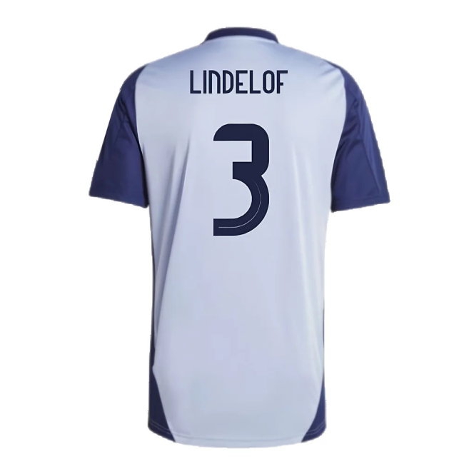 2024-2025 Sweden Training Jersey (Blue) (LINDELOF 3) — Buy Now