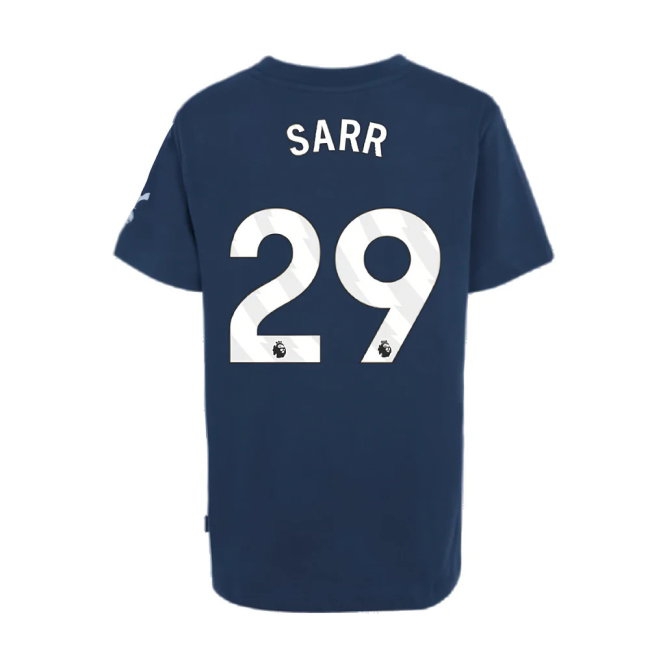 2024-2025 Tottenham Hotspur Just Do It T-Shirt (Navy) - Kids (Sarr 29) — Buy Now