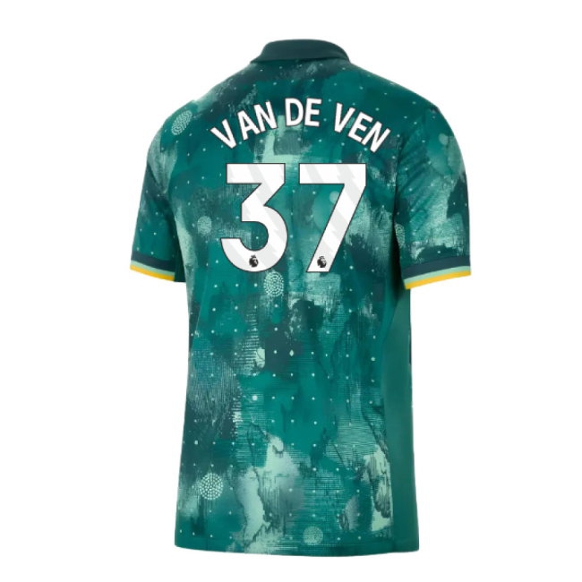 2024-2025 Tottenham Hotspur Third Shirt (Van De Ven 37) — Shop Now