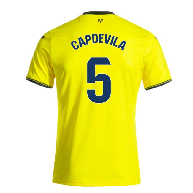 2024-2025 Villarreal Home Shirt (Capdevila 5) — Buy Online