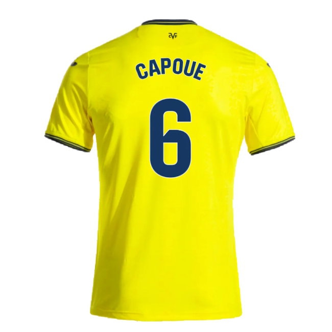 2024-2025 Villarreal Home Shirt (Capoue 6) — Buy Online