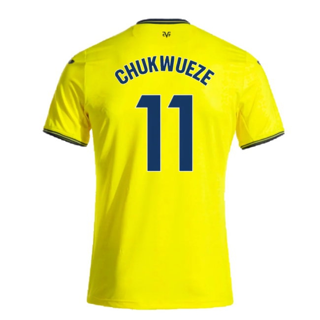 2024-2025 Villarreal Home Shirt (Chukwueze 11) — Buy Online