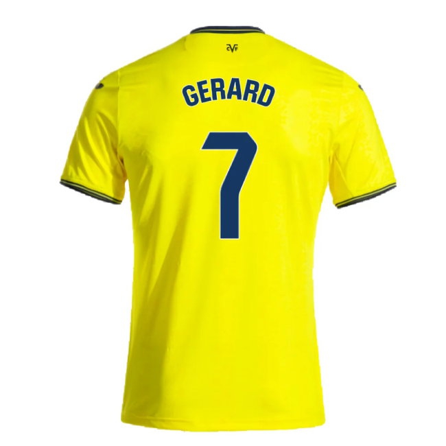 2024-2025 Villarreal Home Shirt (Gerard 7) — Buy Now