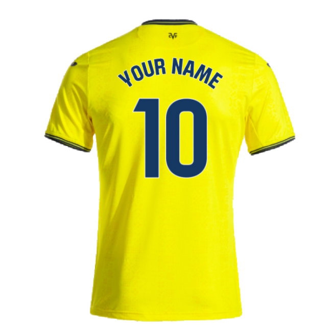 2024-2025 Villarreal Home Shirt (Your Name) — Buy Now