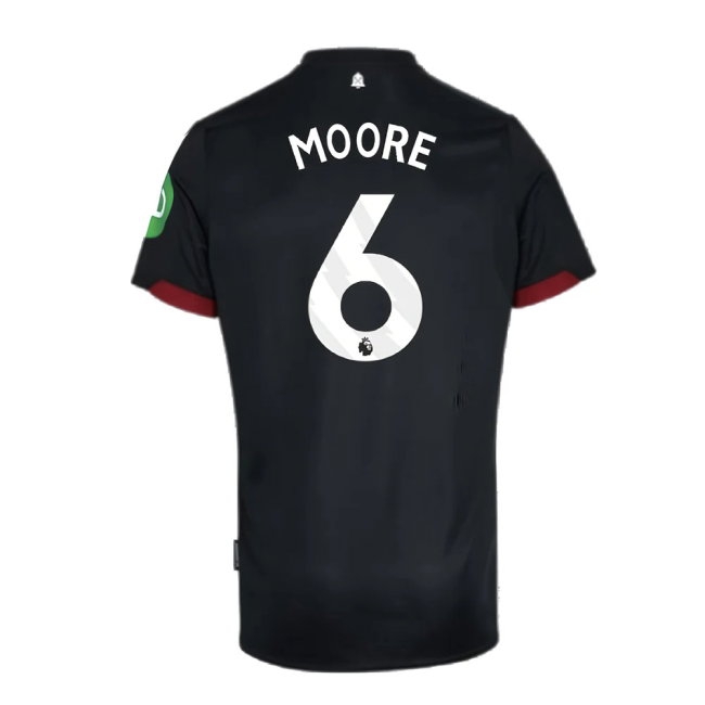 2024-2025 West Ham Away Shirt (Kids) (Moore 6) — Buy Online