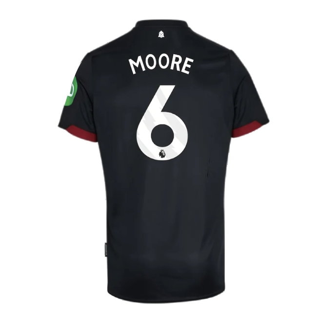 2024-2025 West Ham Away Shirt (Moore 6) — Shop Now