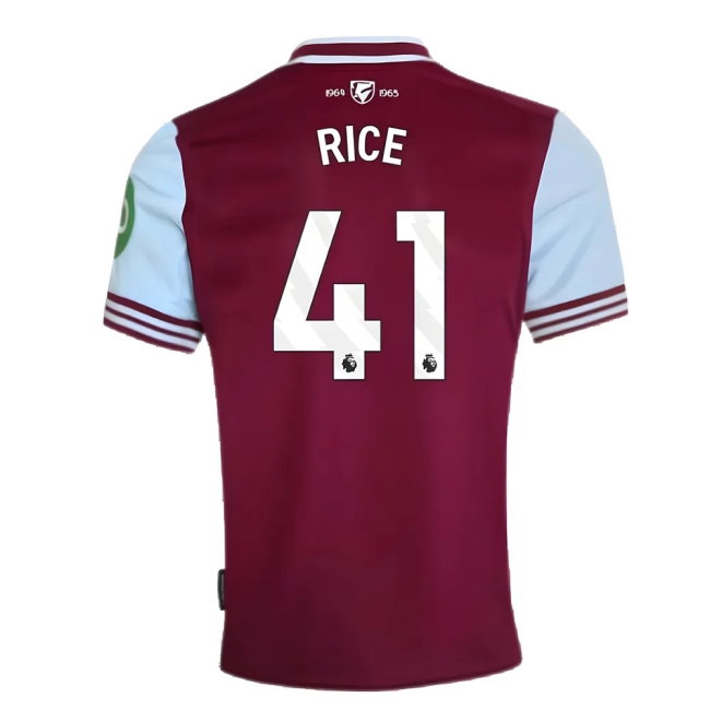 2024-2025 West Ham Home Shirt (Rice 41) — Shop Online